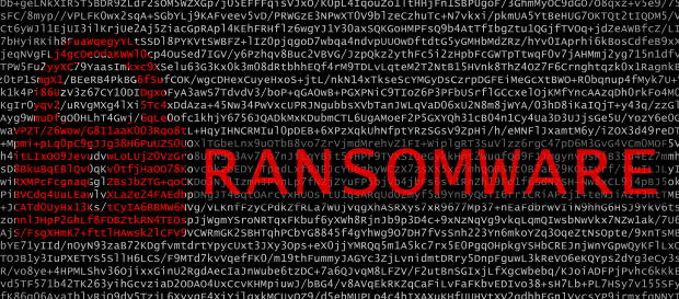 Graphic to illustrate ransomware